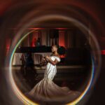Lens Filters Black Hole Halo FX Subject walking into light using Black Hole Filter 138mm