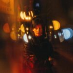 Portrait with geometric bokeh background using 138mm filter