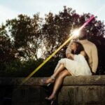 Rainbow light lens filter filter starburst color