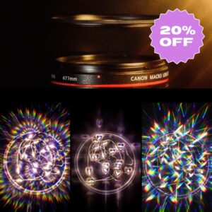 Camera lens aura filters pack, photography accesories