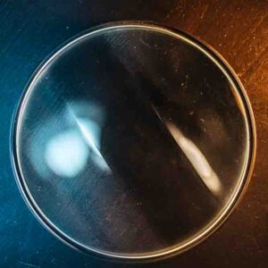 Close-up of 138mm Double Liner Filter showing split-glass surface