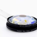 Freedom Ring creative filter holder by SZ Filters with Psyco Kaleido filter attached.