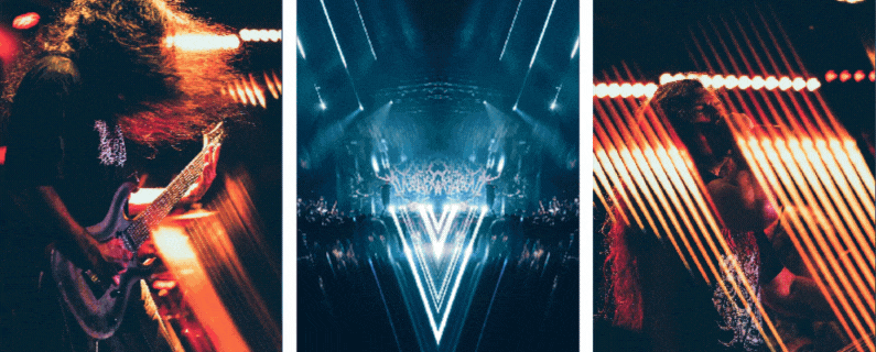 Creative lens filter stacking in concert photography by Brian Krahe
