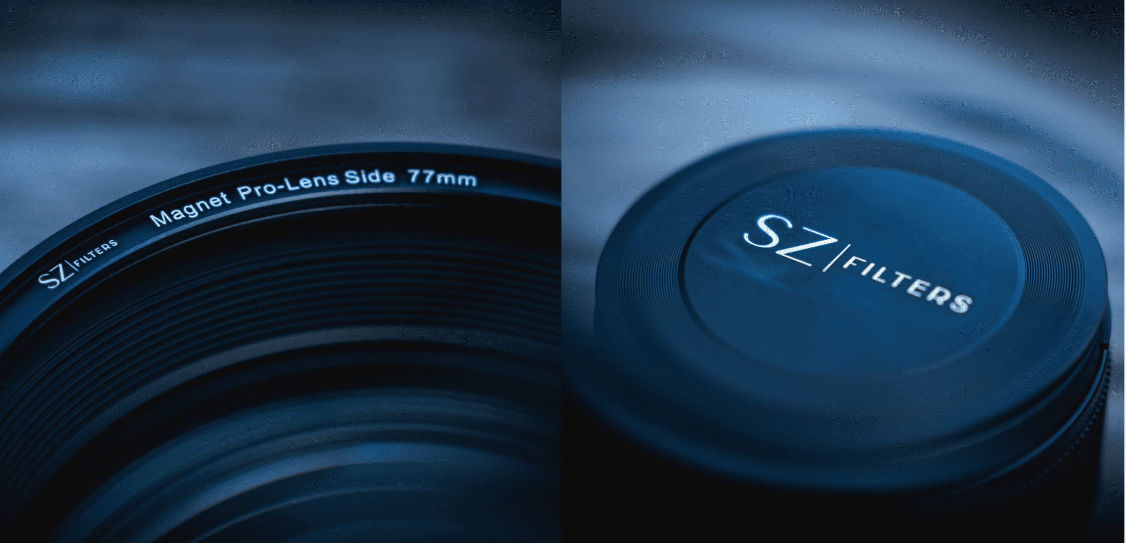 SZ Filters Magnet Pro-Lens Side 77mm magnetic filter adapter on camera lens
