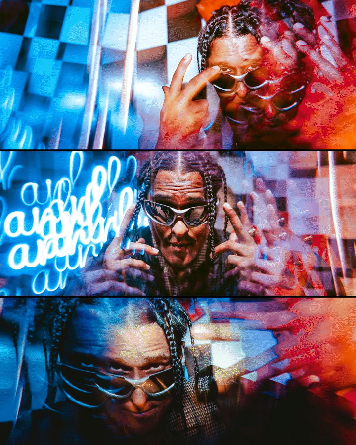 Animated selection of Rafftee Rahman’s experimental portraits and concert photographs with SZFilters Psyco filters.